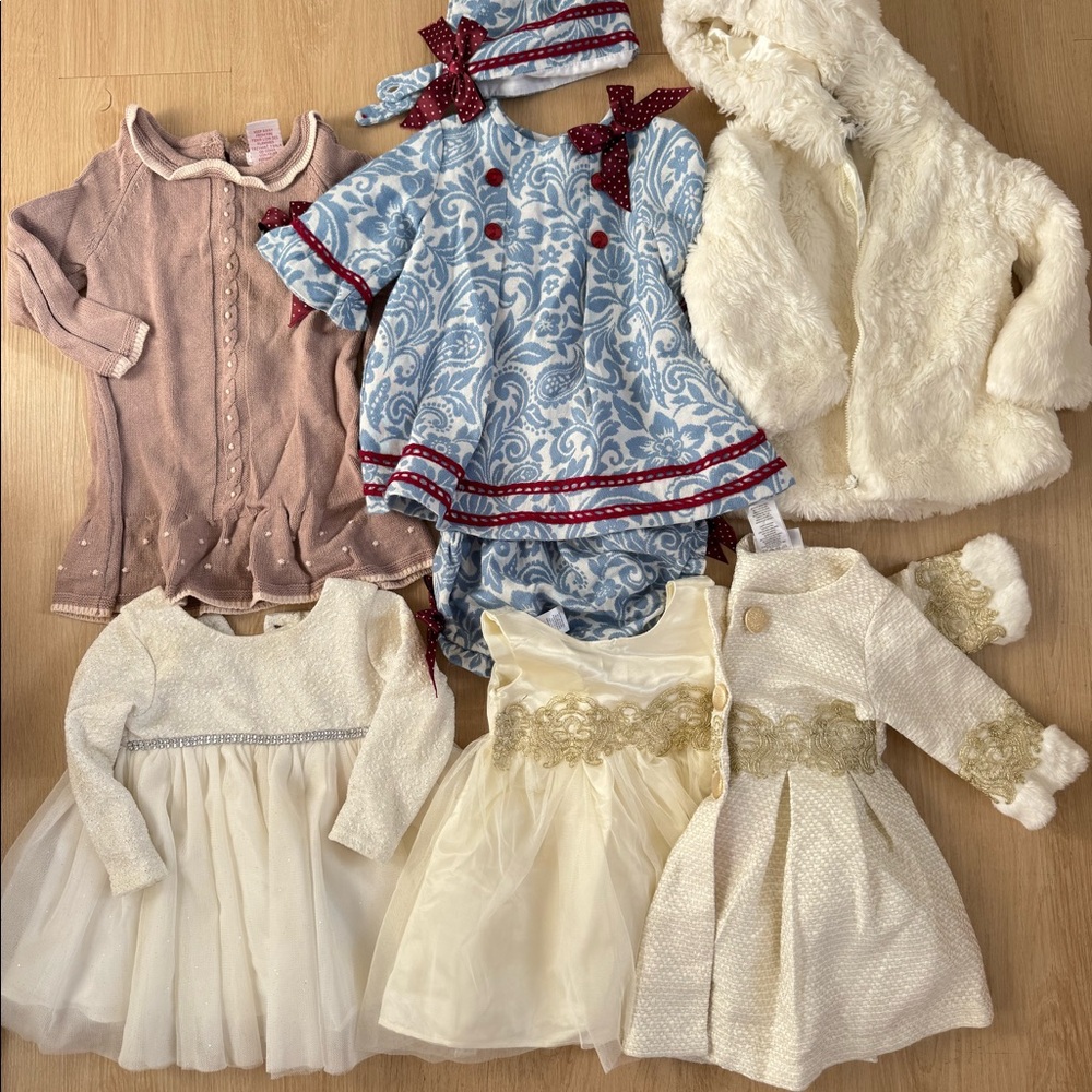 Winter holiday dresses (12mo)